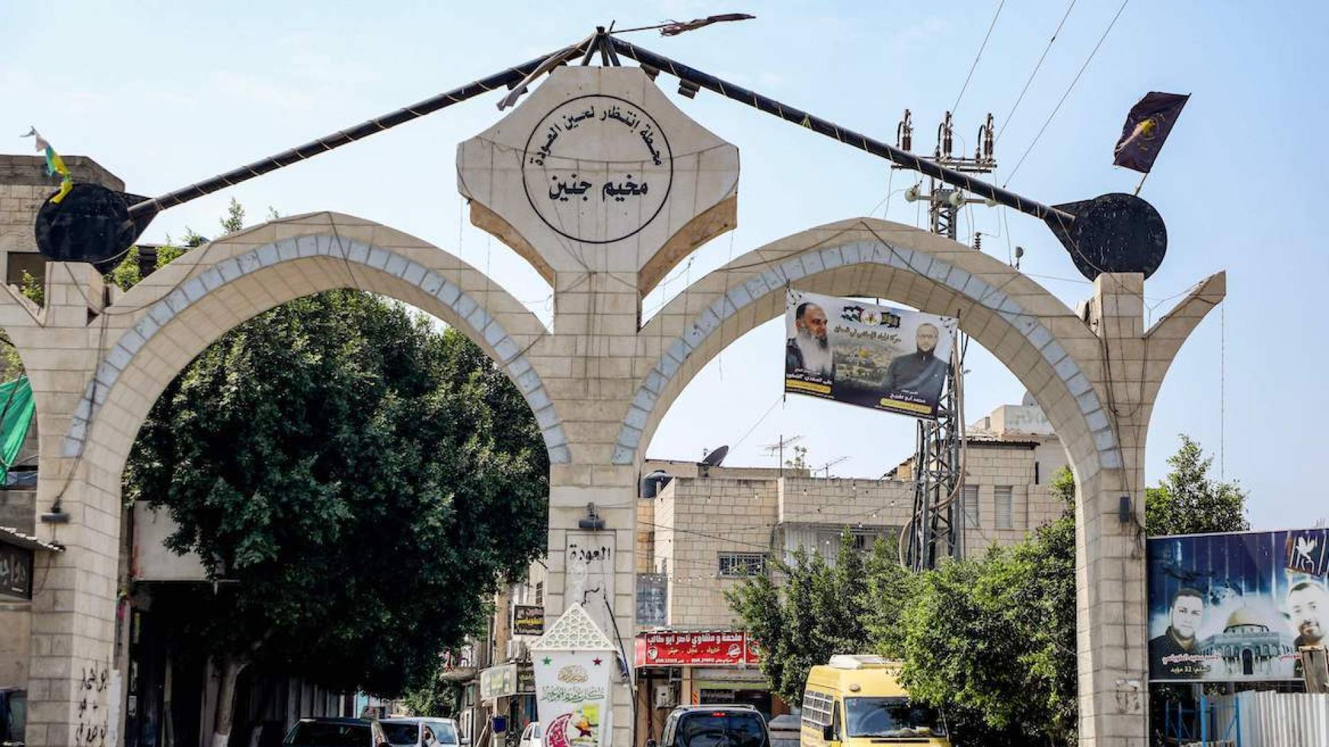 مخيم جنين بالضفة الغربية