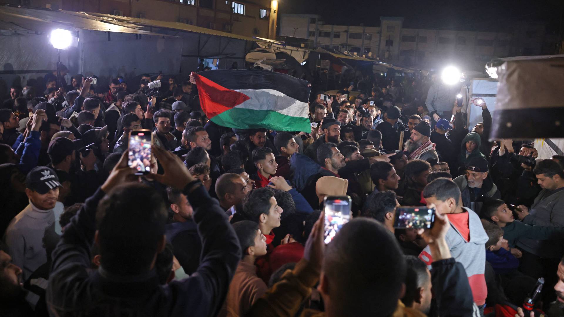 فرحة أهالي غزة