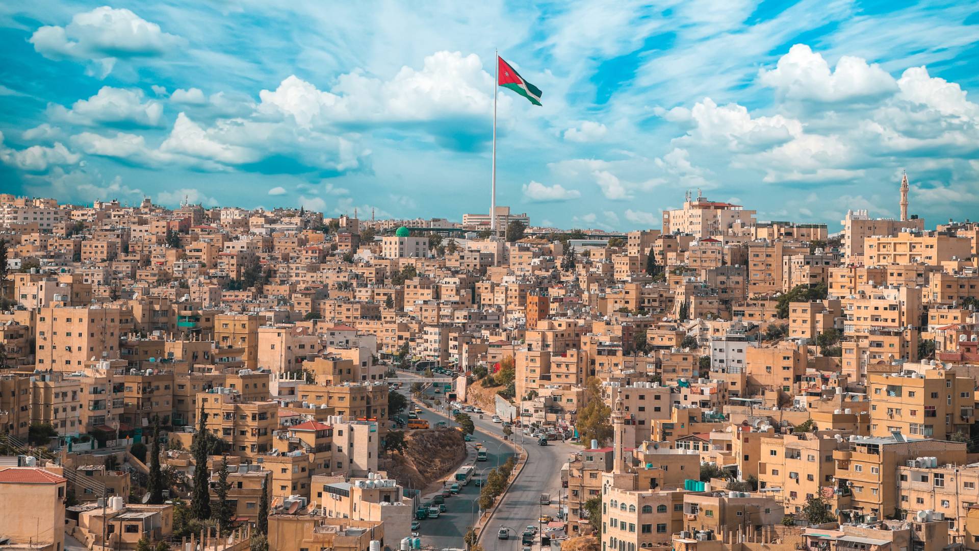 صورة عامة للعاصمة عمان