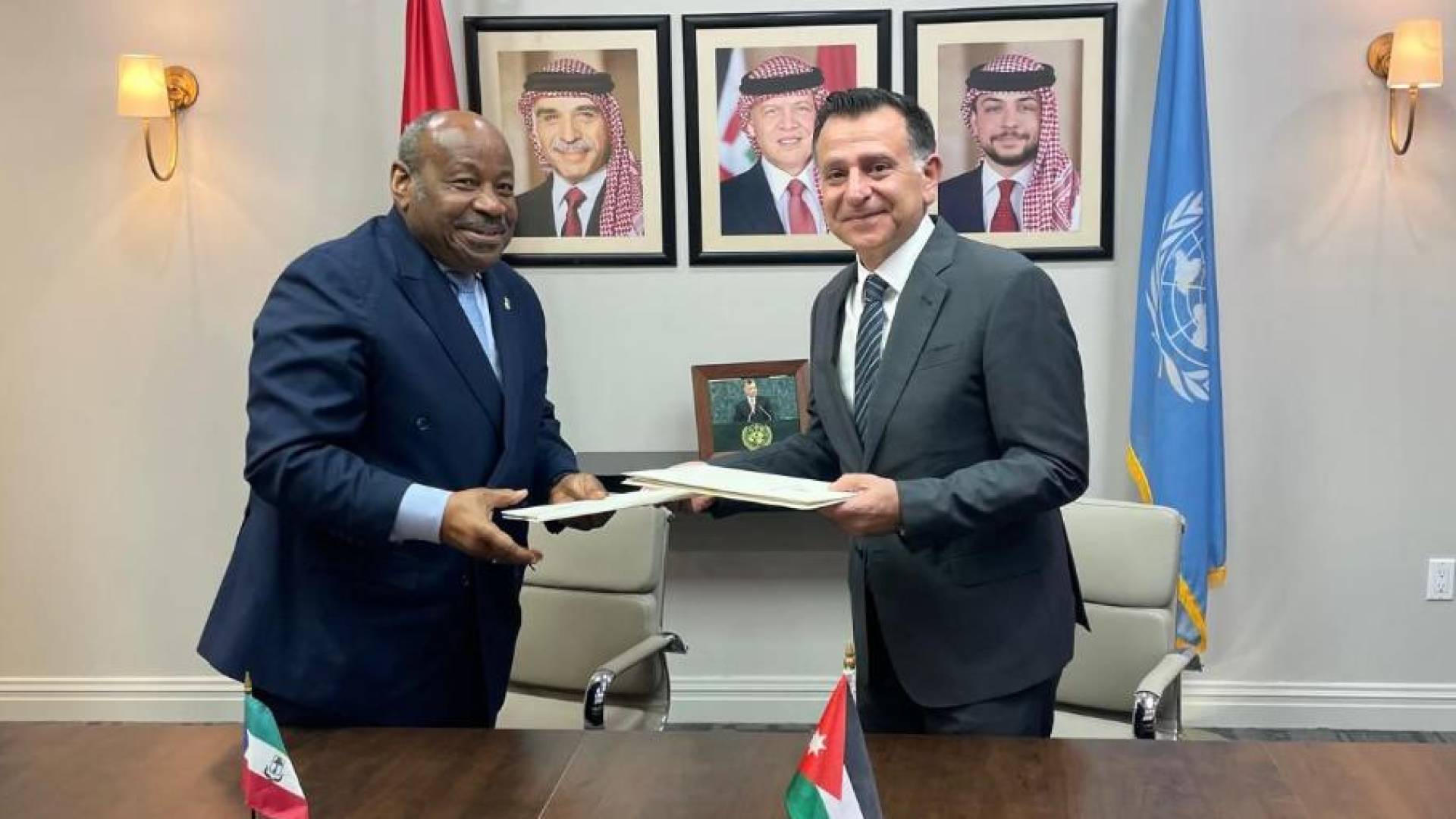 التوقيع على بيانٍ مشترك لإقامة علاقات دبلوماسية بين الأردن وغينيا الاستوائية