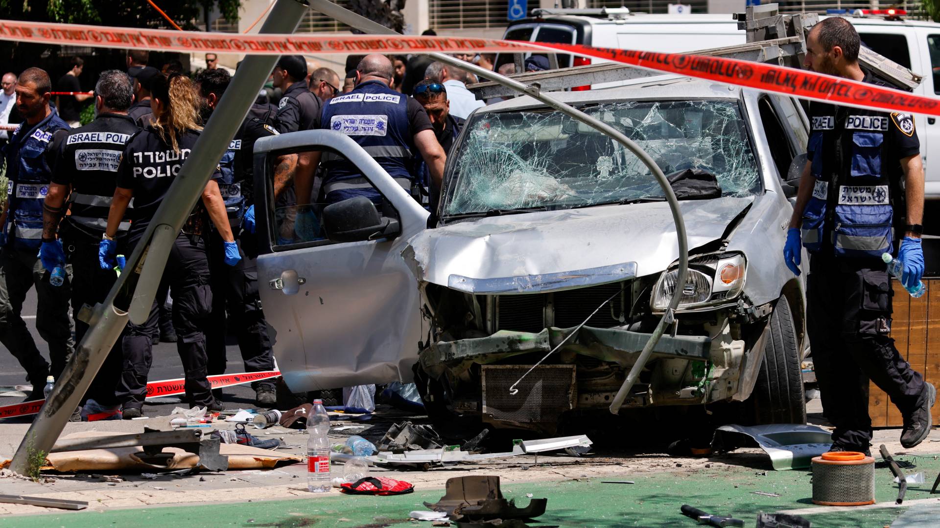 أرشيفية لعملية دهس وإطلاق  نار في تل أبيب