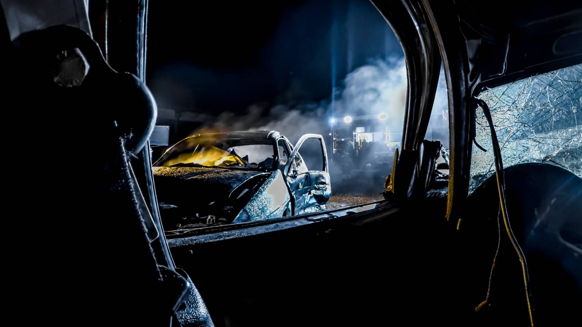 صورة تظهر حادث