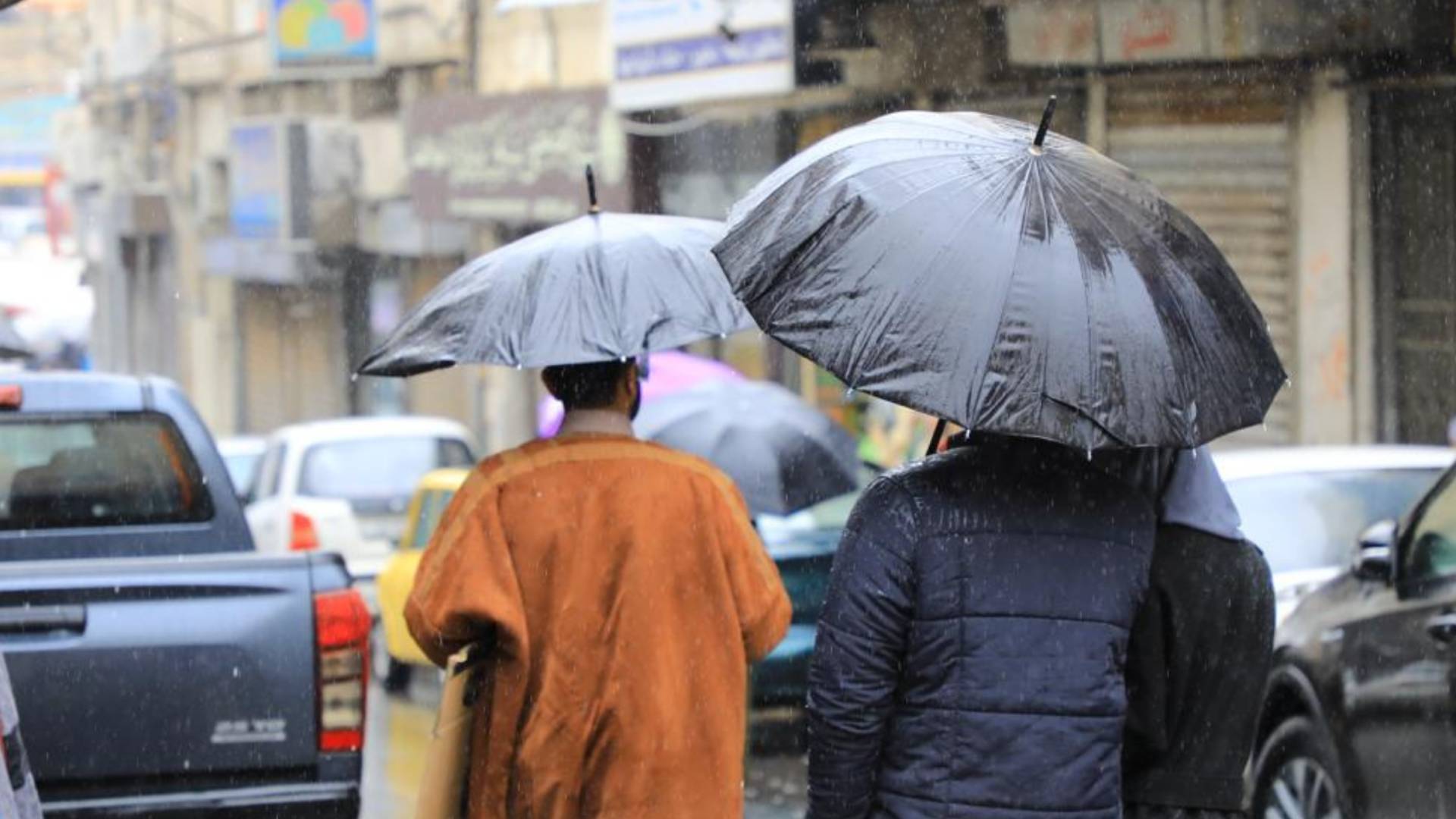 أجواء ماطرة في الأردن