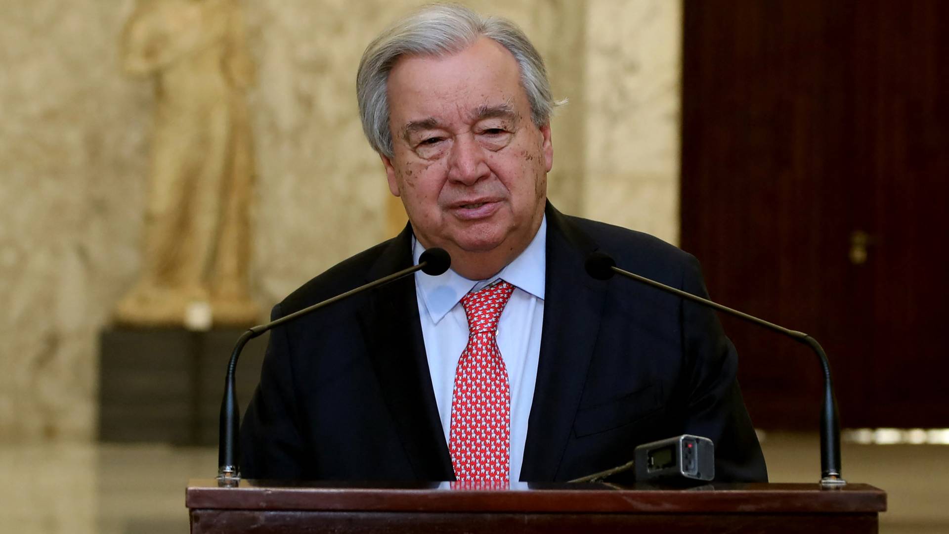 الأمين العام للأمم المتحدة أنطونيو غوتيريش