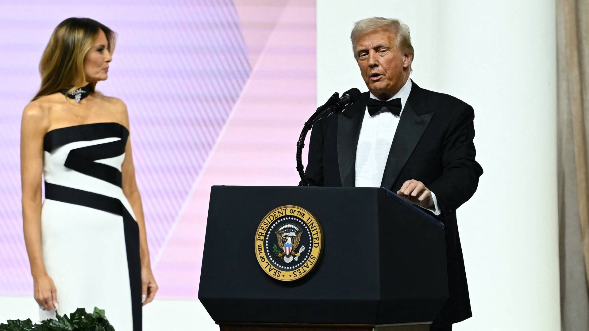 ترمب وزوجته