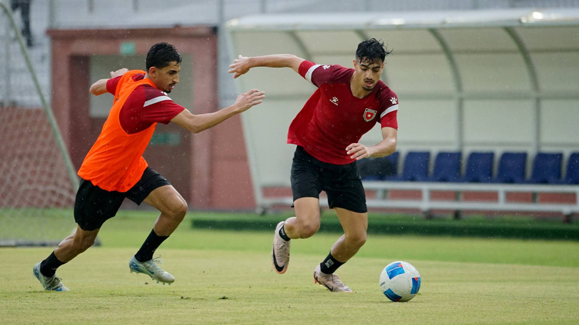 من تدريبات المنتخب الوطني