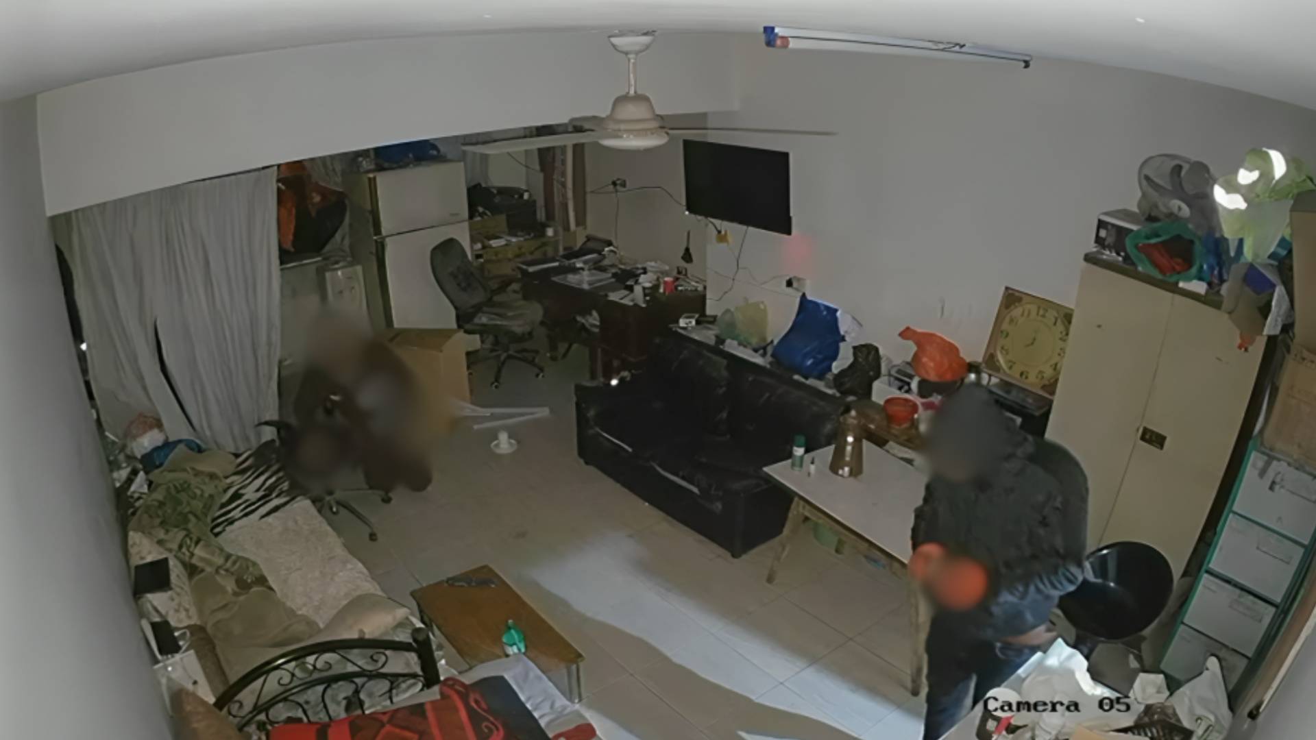 جانب من عملية السرقة