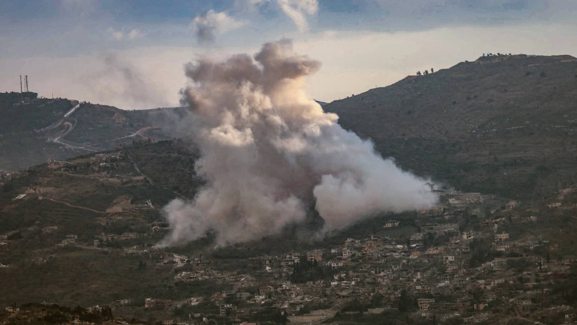 عدوان الإسرائيلي على بلدة كفركلا جنوب لبنان