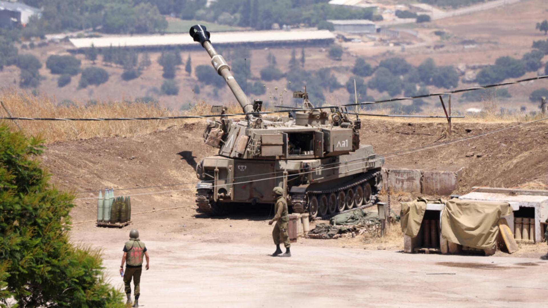 دبابة لجيش الاحتلال جنوبي لبنان