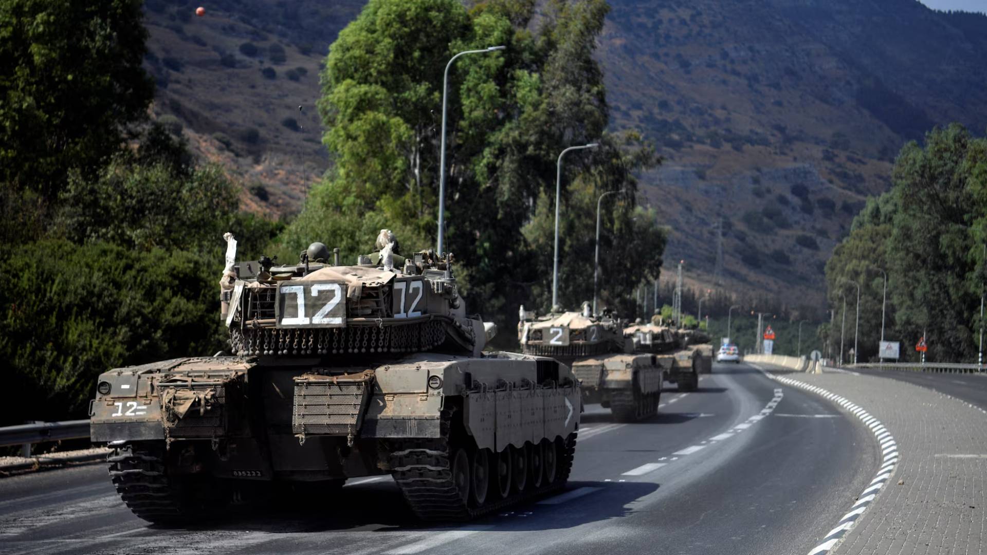 دبابة لجيش الاحتلال الإسرائيلي