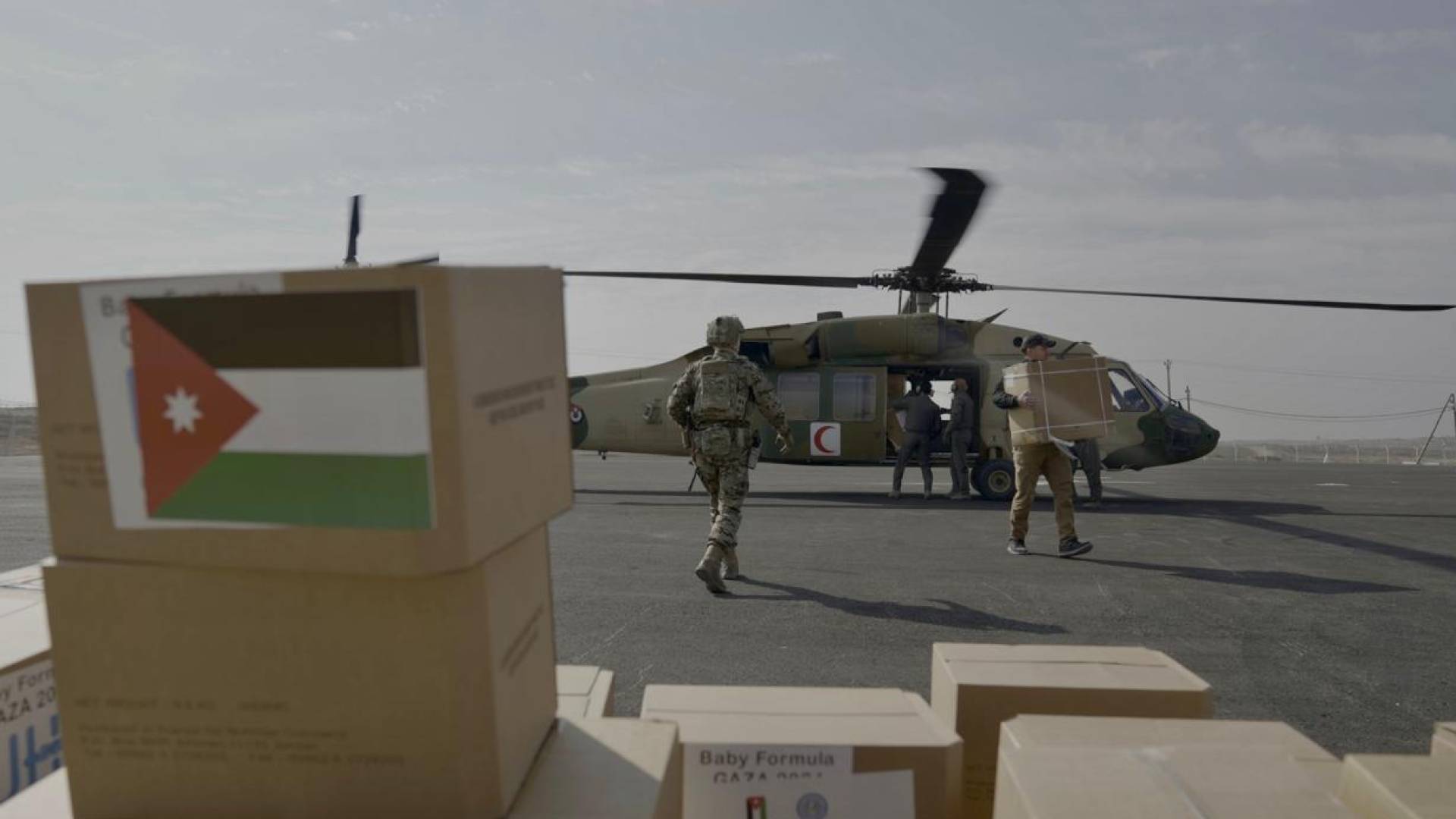 جسر جوي أردني لغزة