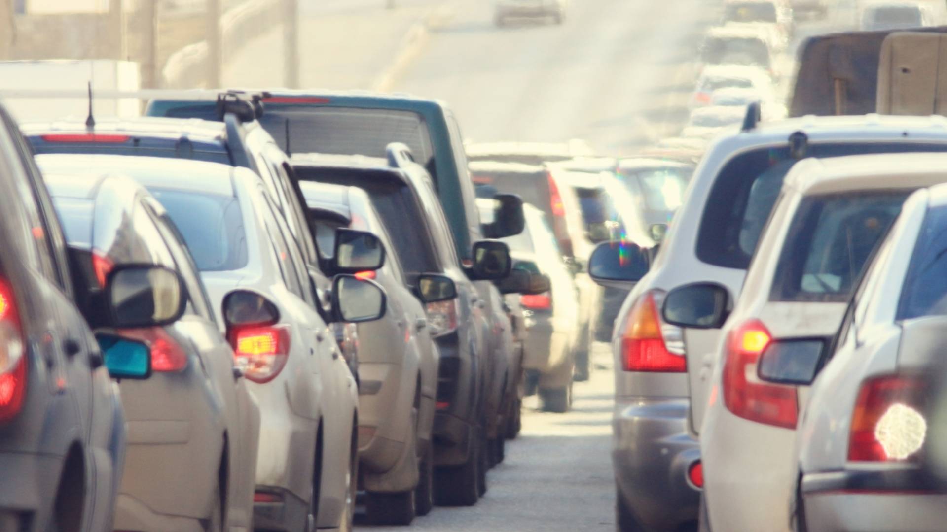 صورة تظهر أزمة سير