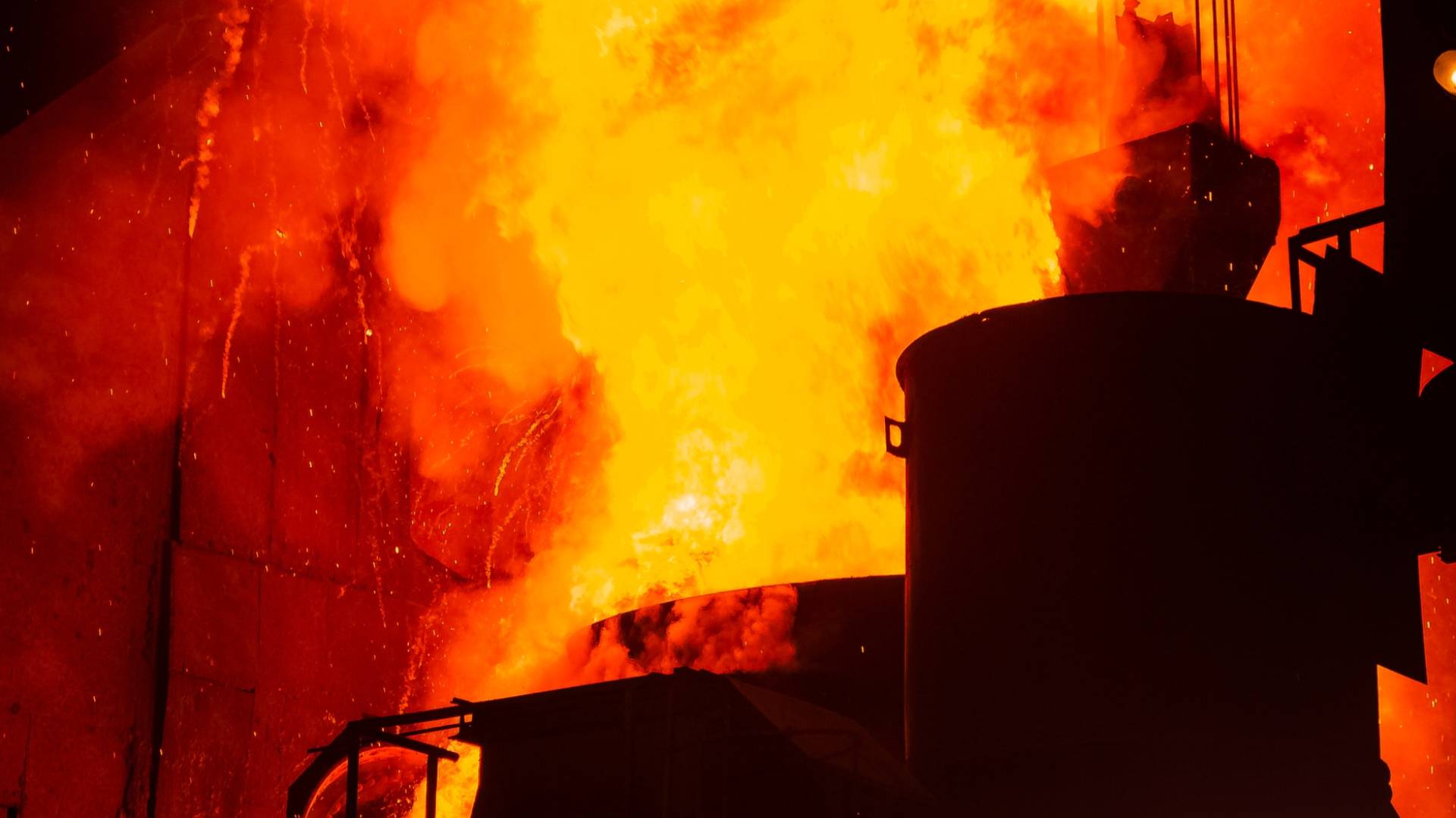 صورة تعبر عن حريق