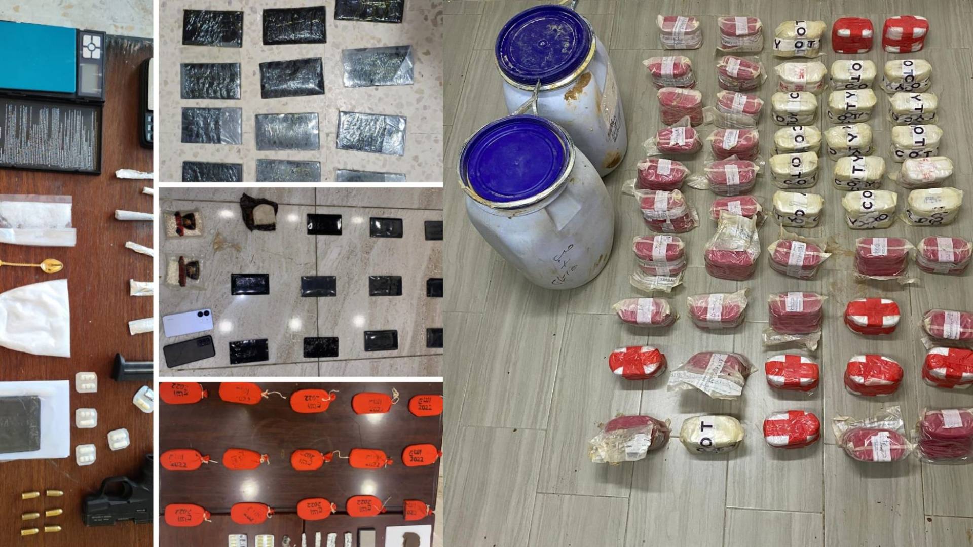 ضبط مخدرات وأسلحة