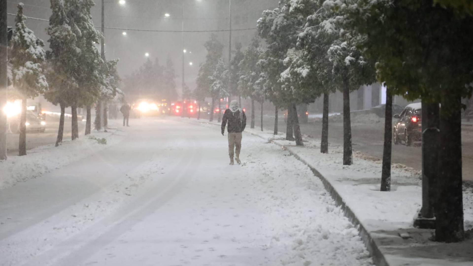 تساقط الثلوج في الأردن - أرشيفية