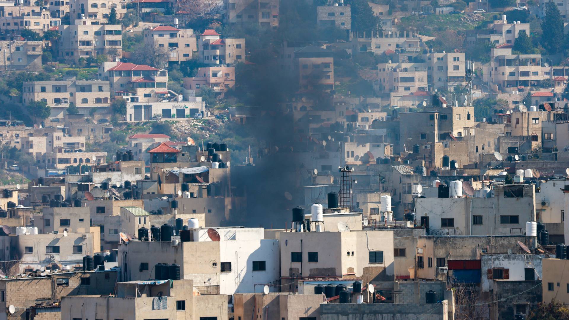 مخيم جنين بالضفة الغربية