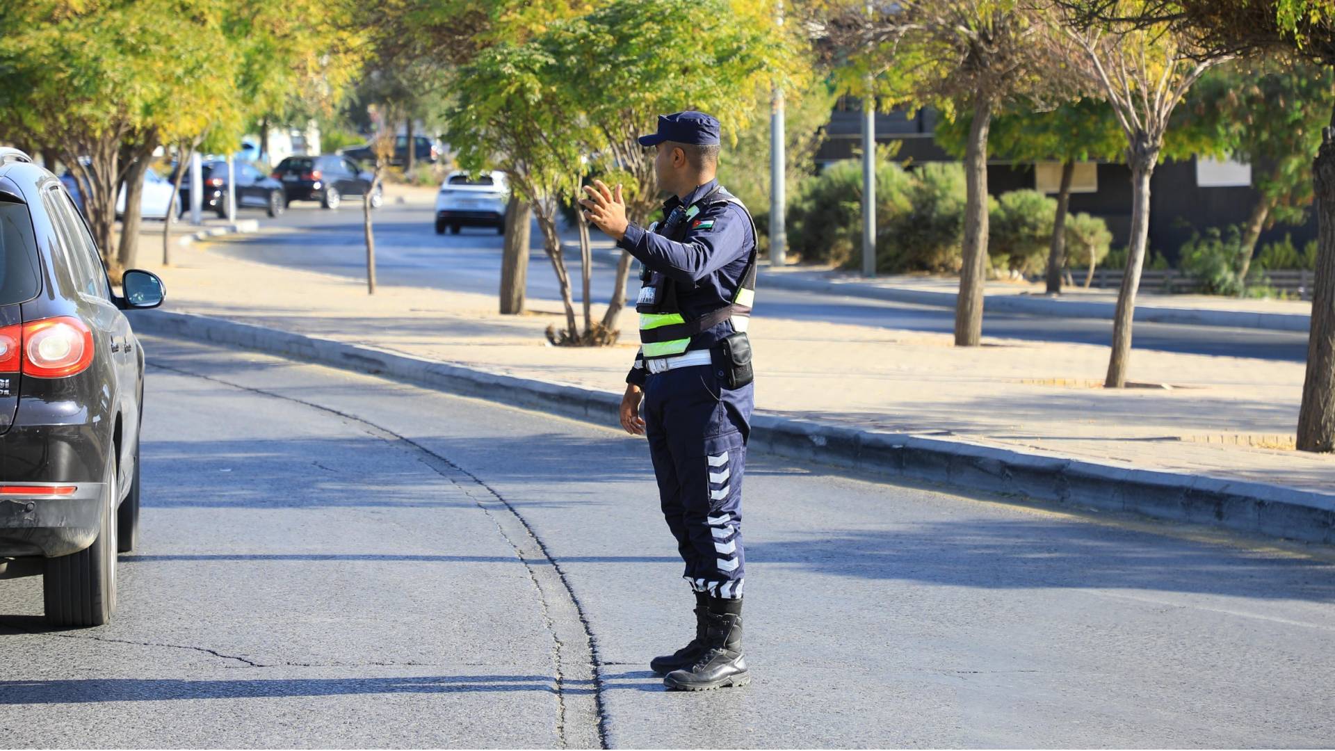 شرطي سير في العاصمة عمان