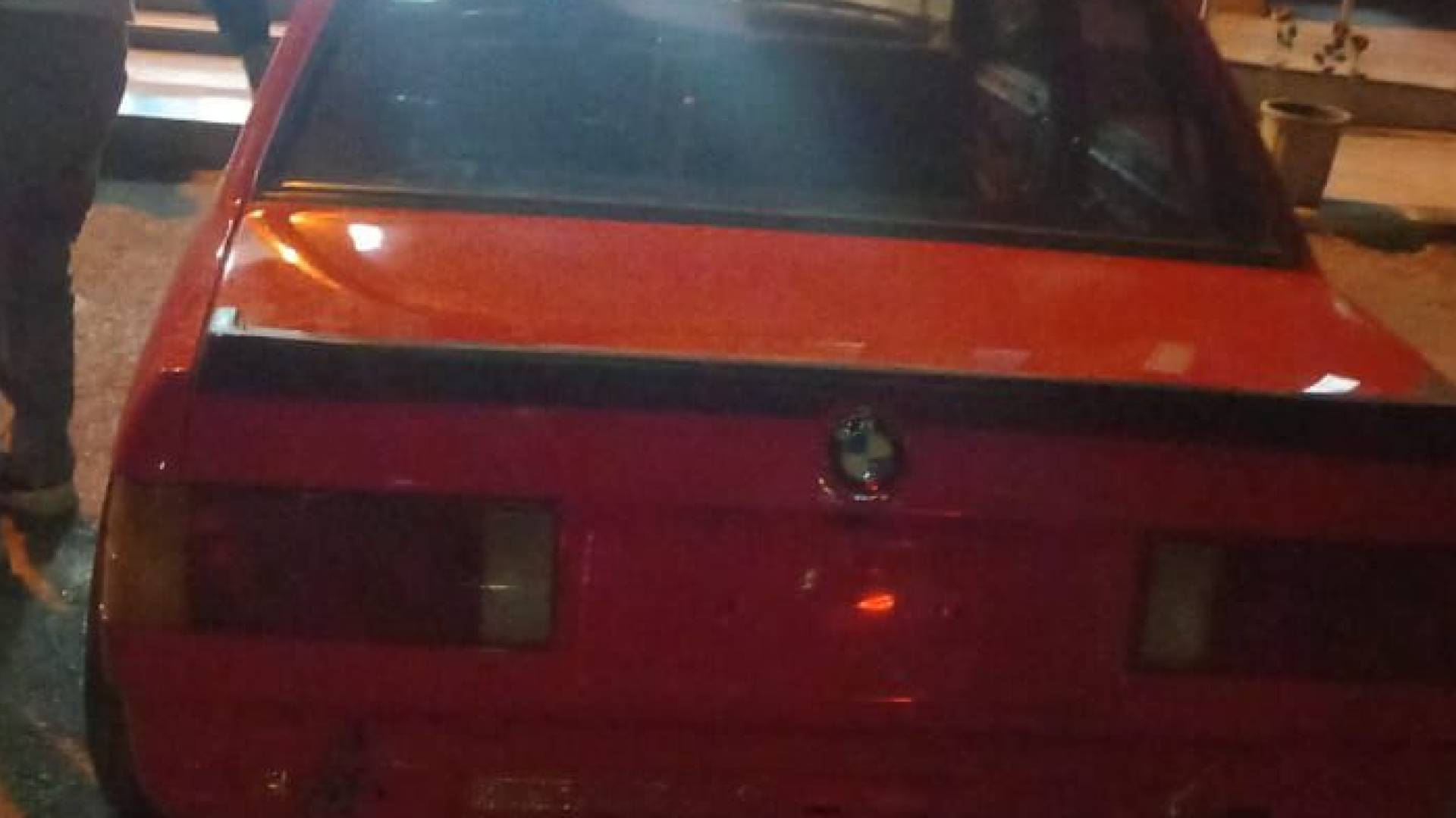 السيارة التي تم ضبطتها