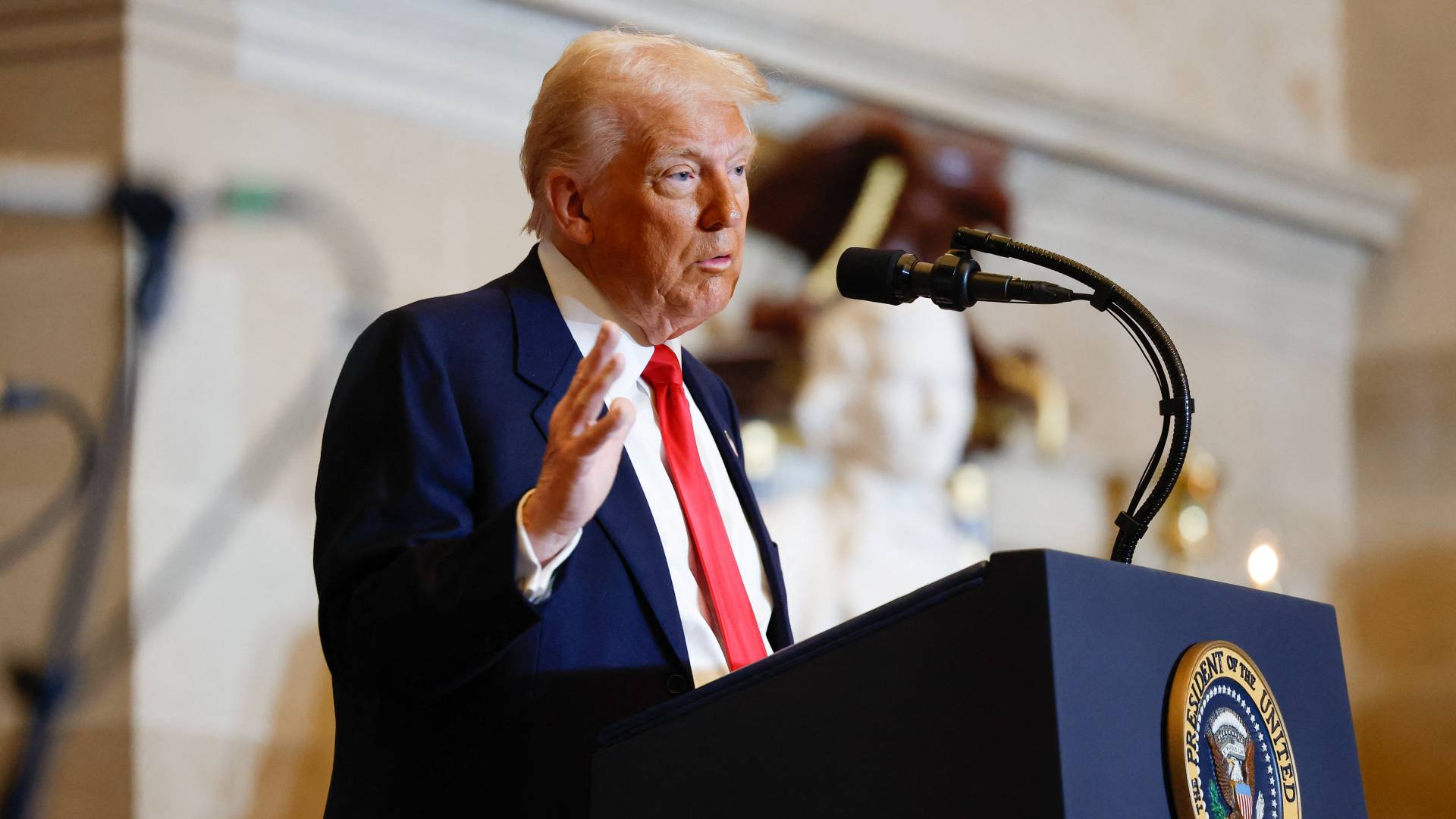 الرئيس الأمريكي دونالد ترمب