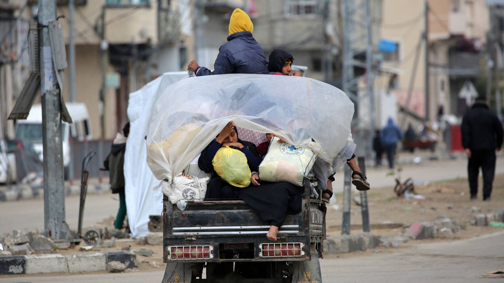 معاناة الشتاء في قطاع غزة