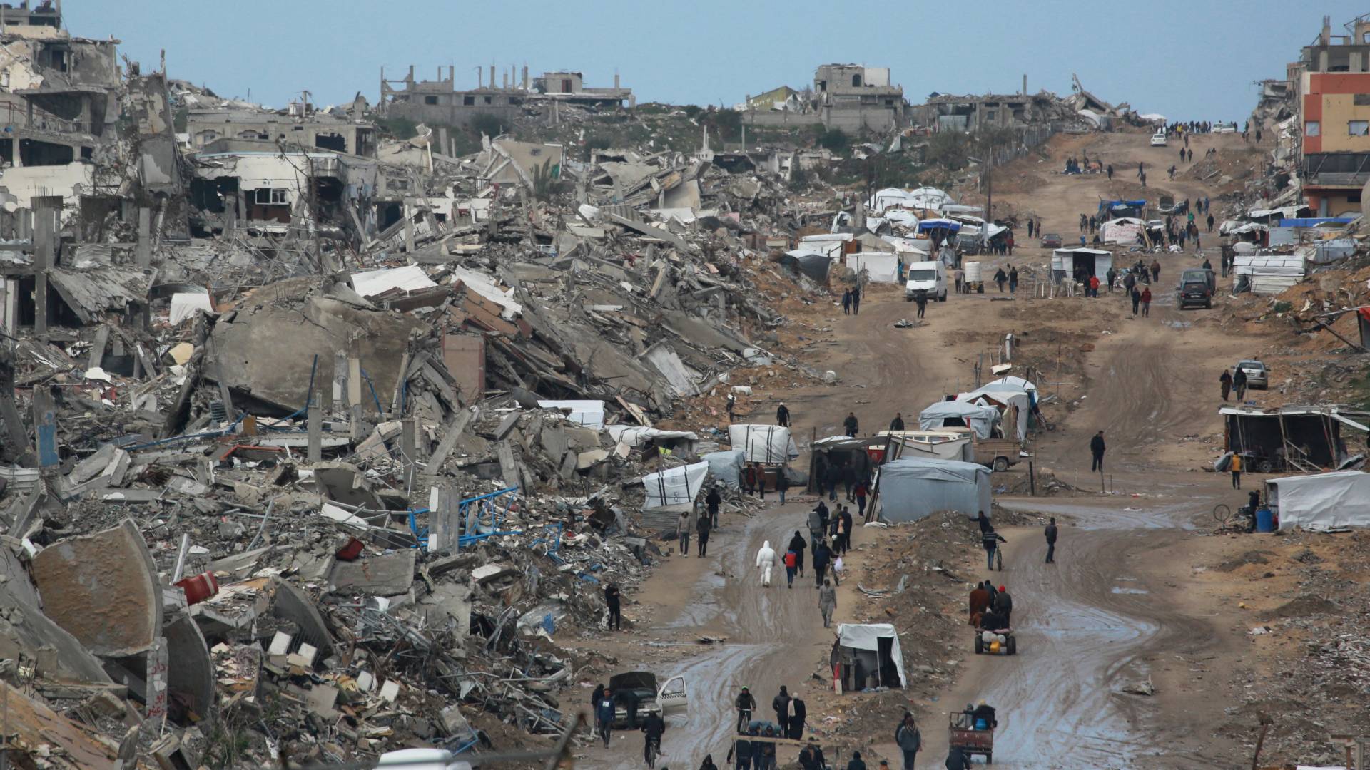 آثار الدمار في قطاع غزة