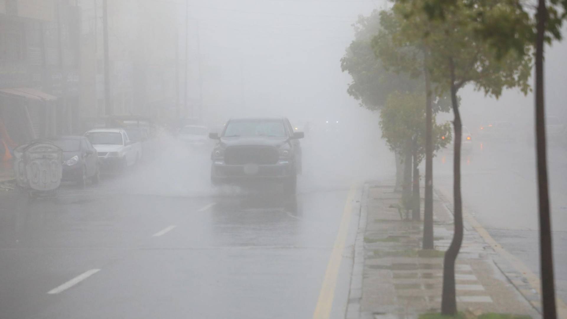 أجواء شتوية في العاصمة عمان