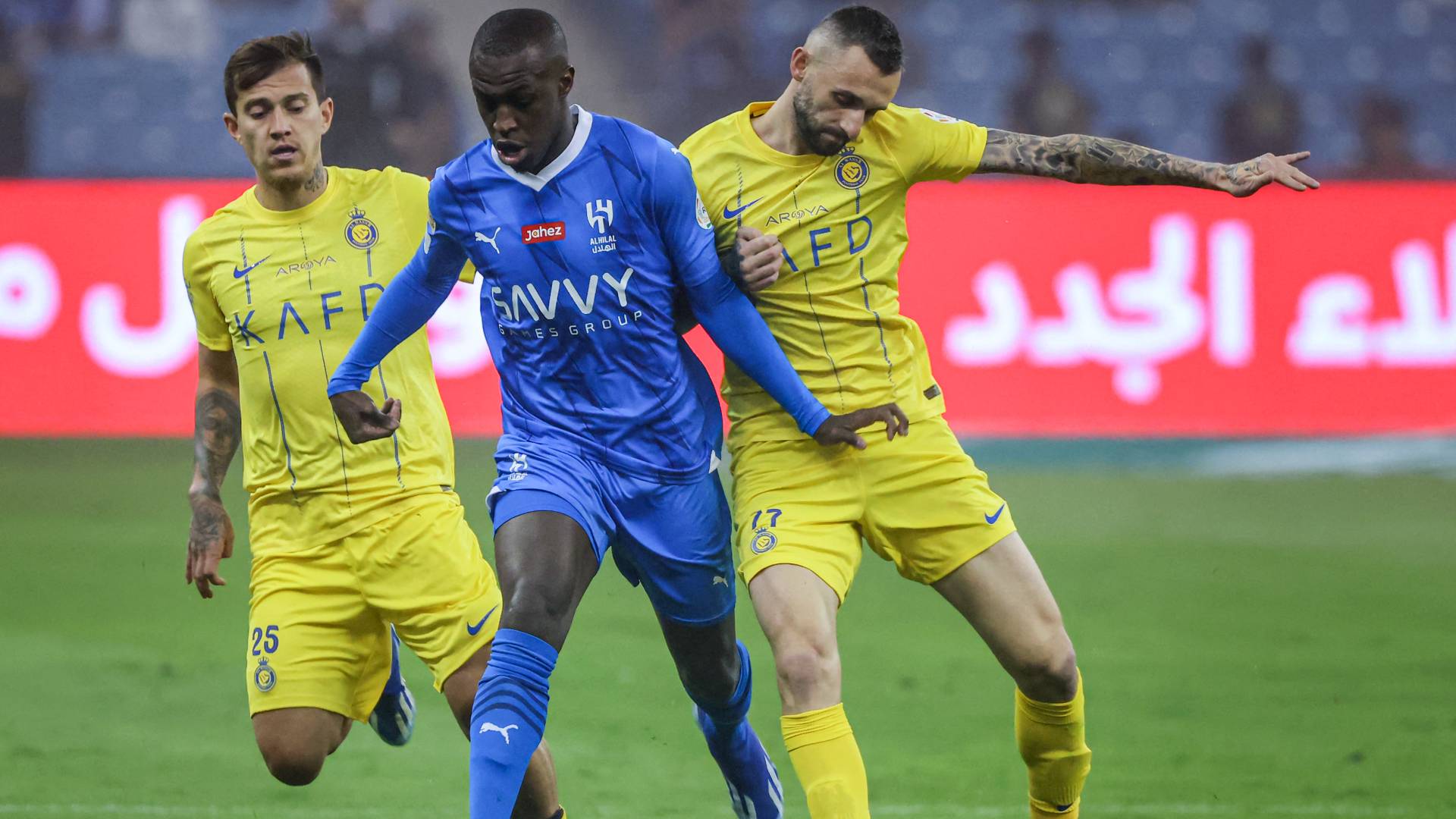من مباراة سابقة بين الهلال والنصر