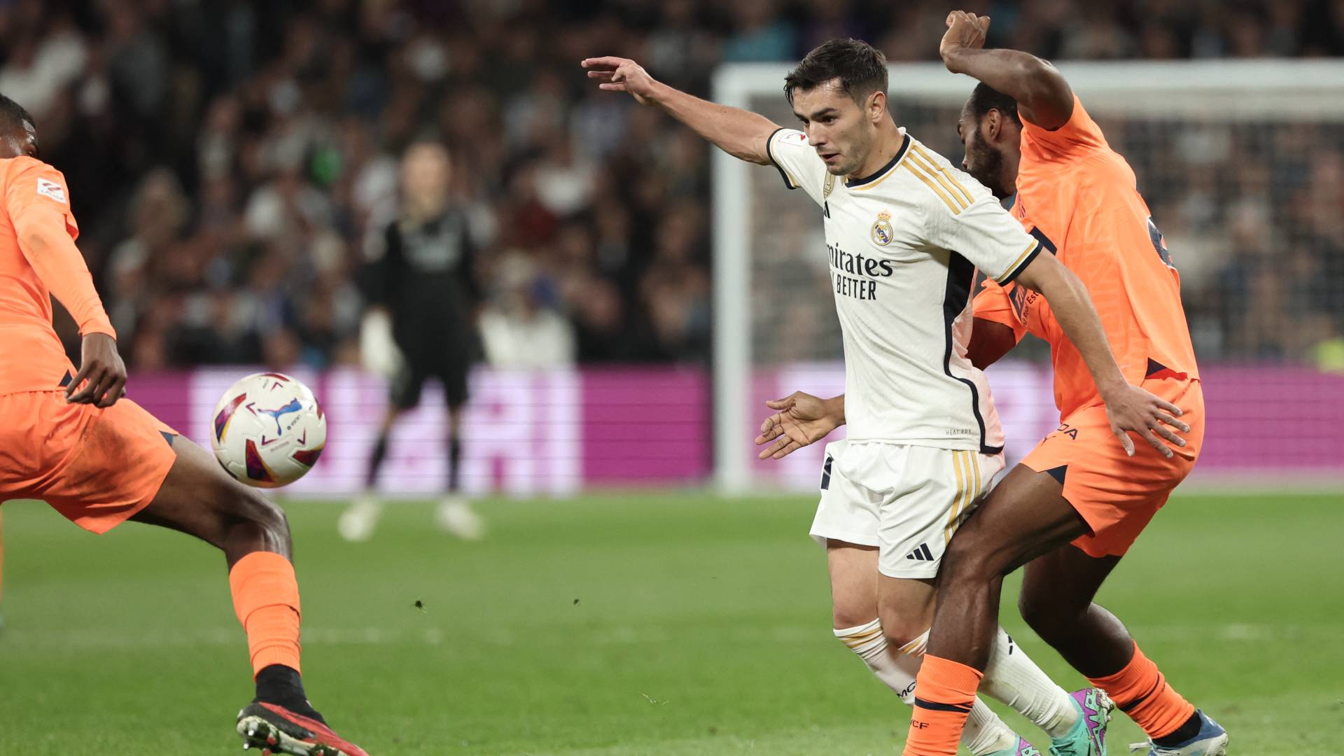 لاعب ريال مدريد إبراهيم دياز من مباراة سابقة