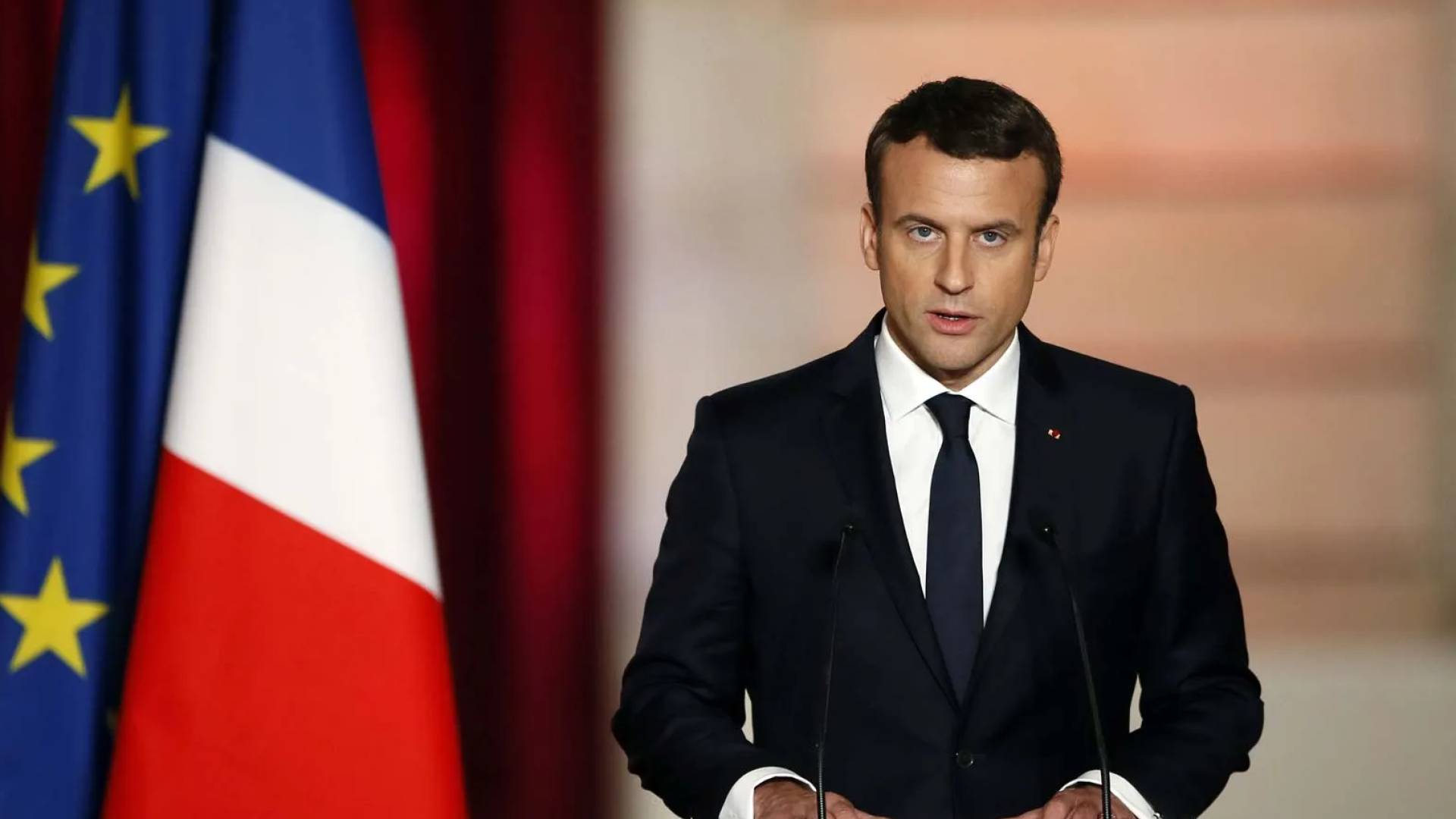 الرئيس الفرنسي إيمانويل ماكرون