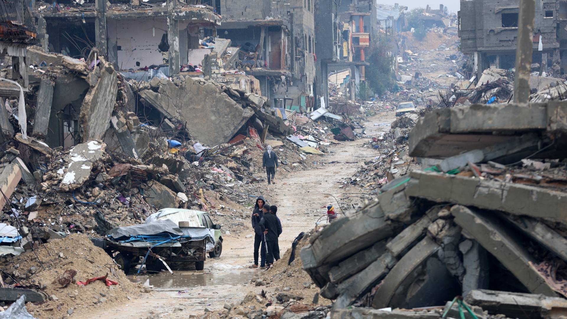 أثار الدمار في قطاع غزة