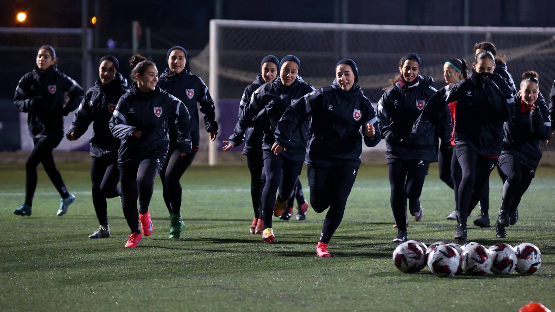 من تدريبات المنتخب الوطني