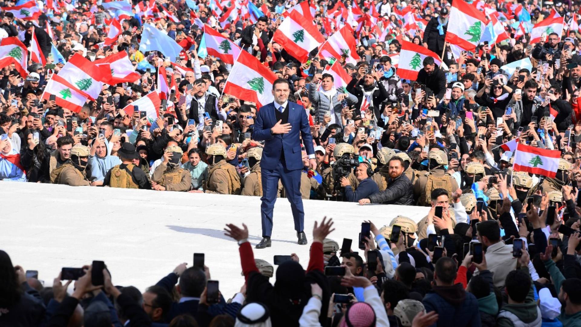 رئيس وزراء لبنان الأسبق ورئيس تيار المستقبل سعد الحريرى