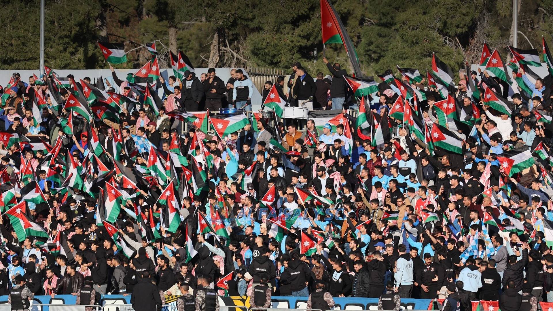 جماهير الفيصلي من المباراة