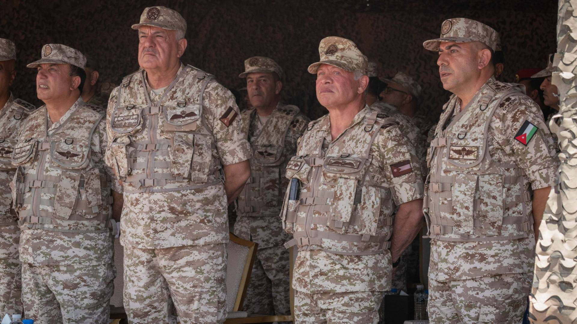 جلالة الملك عبدالله الثاني برفقة الجيش