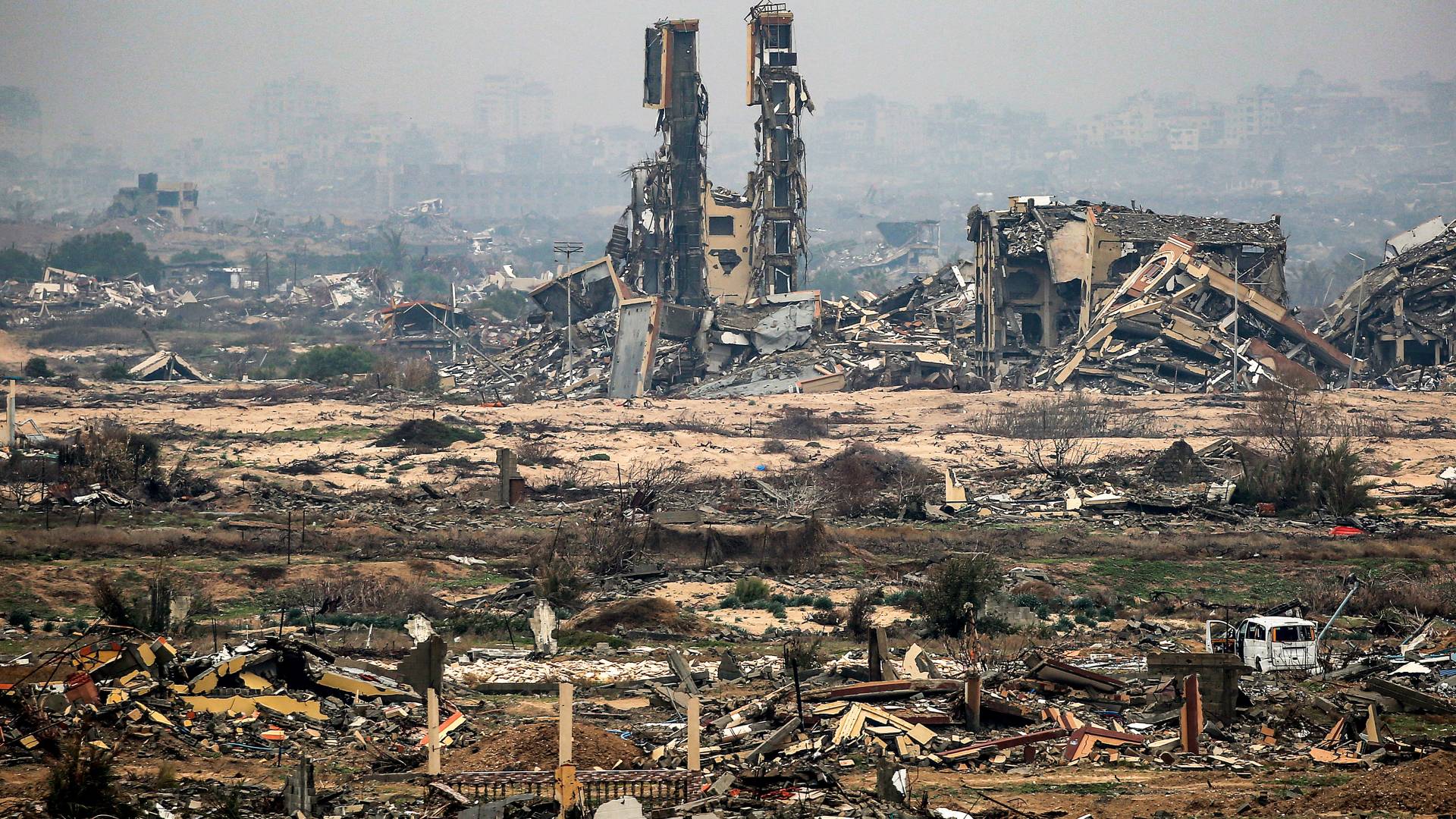 أثار الدمار في غزة "أرشيفية"