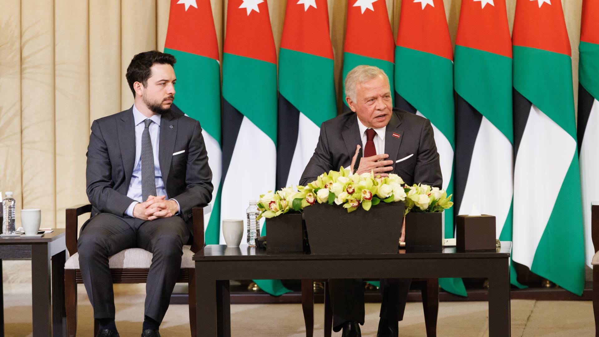 جلالة الملك وولي العهد