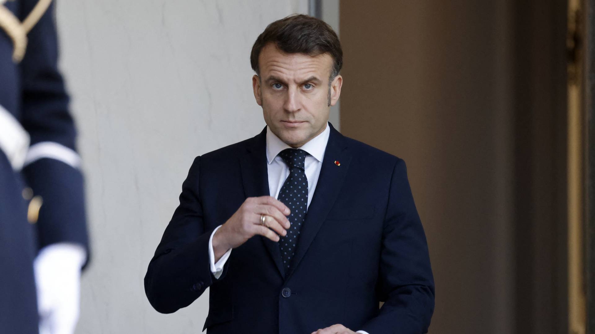 الرئيس الفرنسي إيمانويل ماكرون