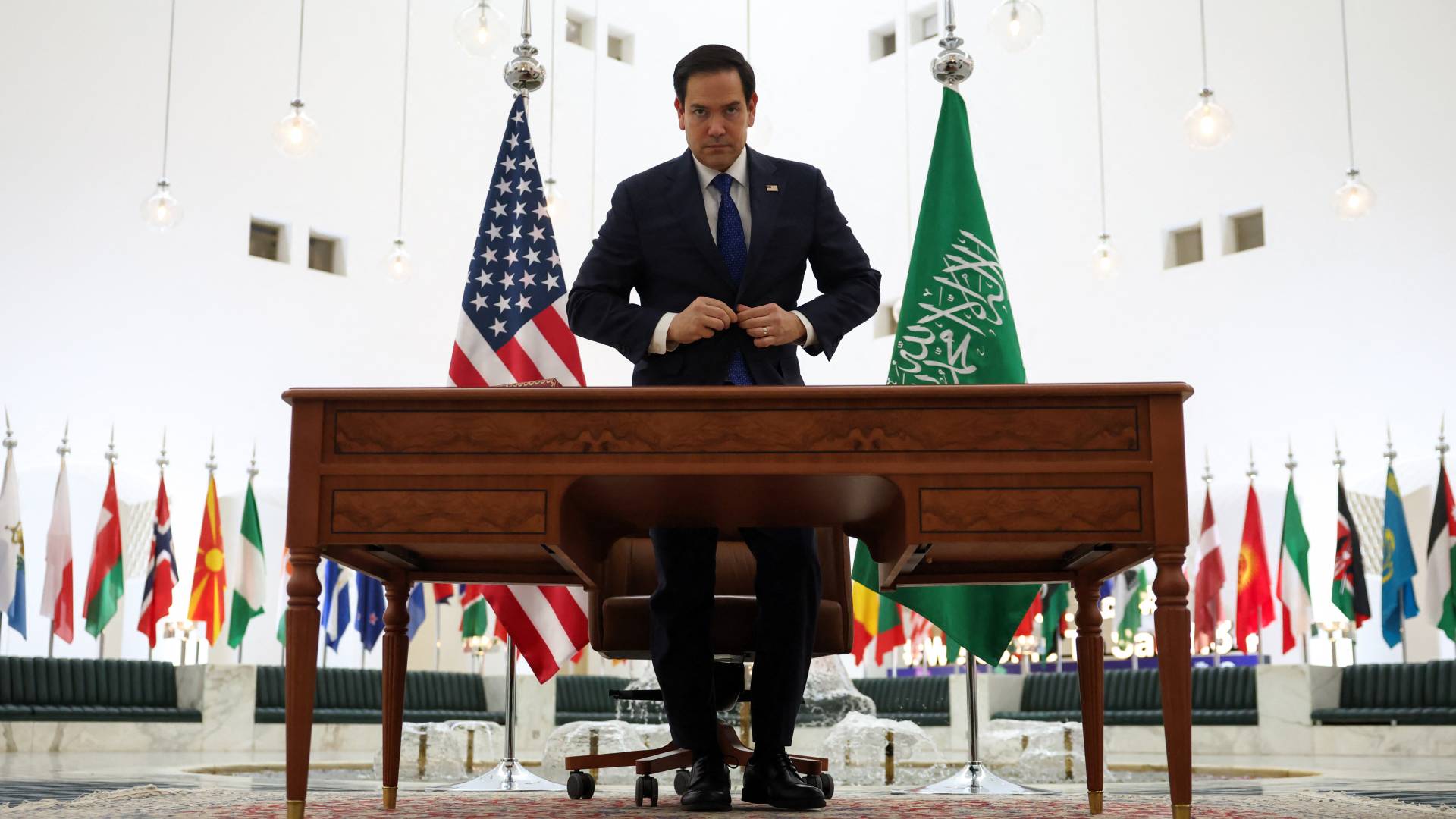 وزير الخارجية الأمريكي ماركو روبيو في الرياض