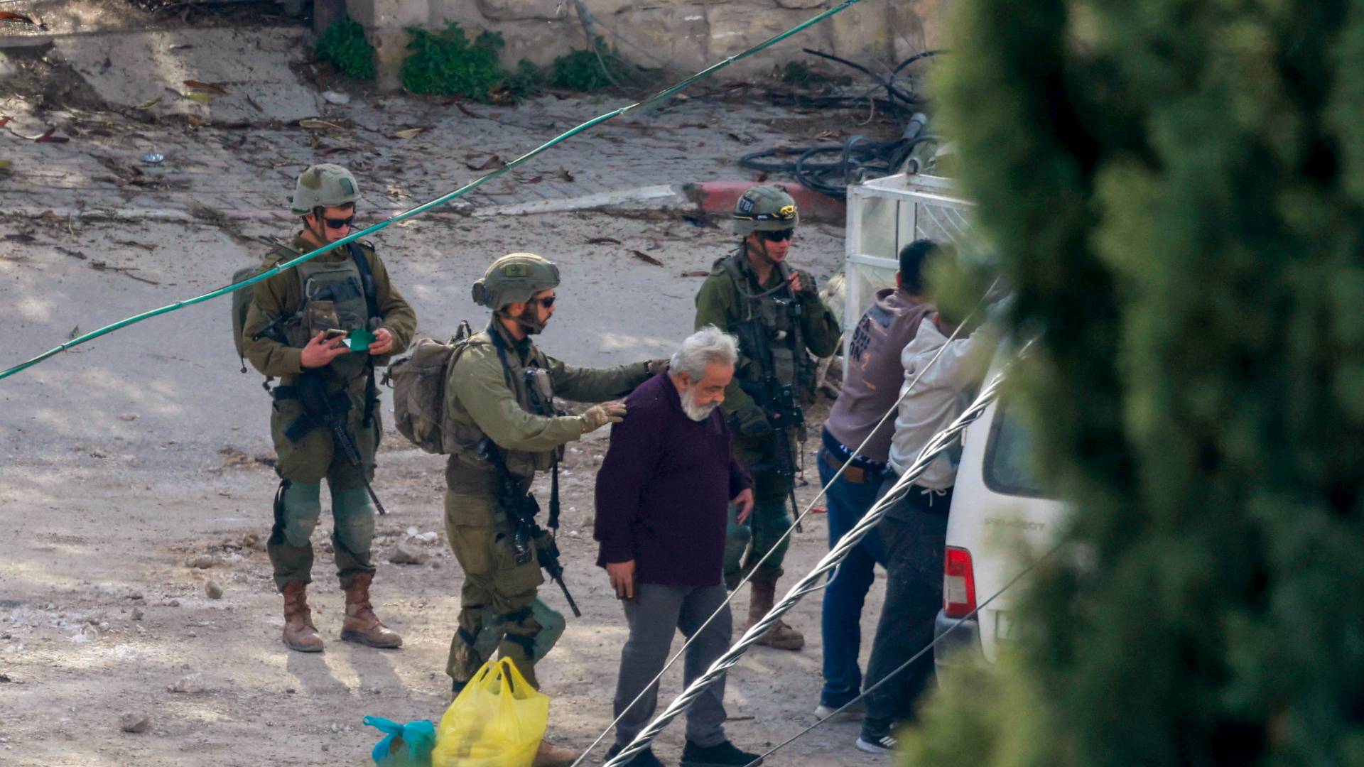 اعتقال فلسطينيين في الضفة الغربية - تعبيرية