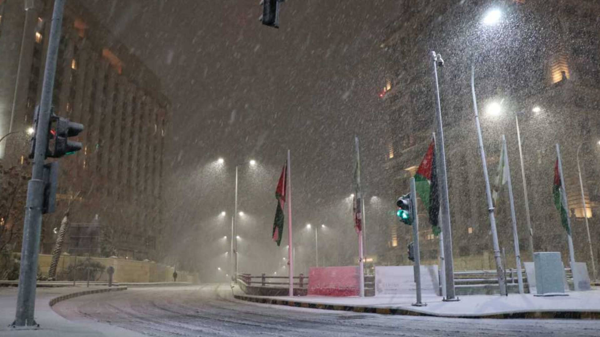 ثلوج في الاردن