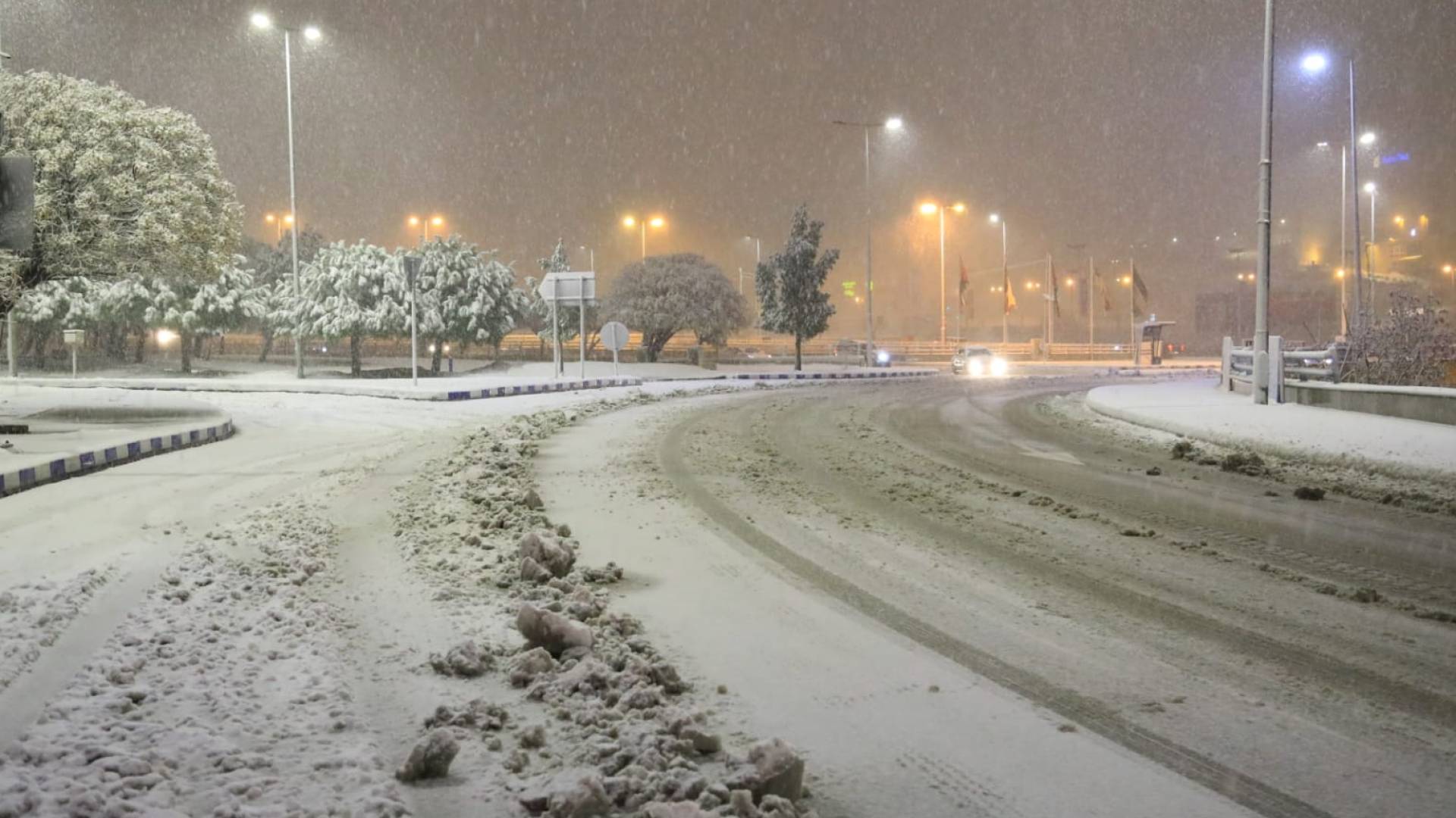 تساقط ثلوج في الأردن - أرشيفية