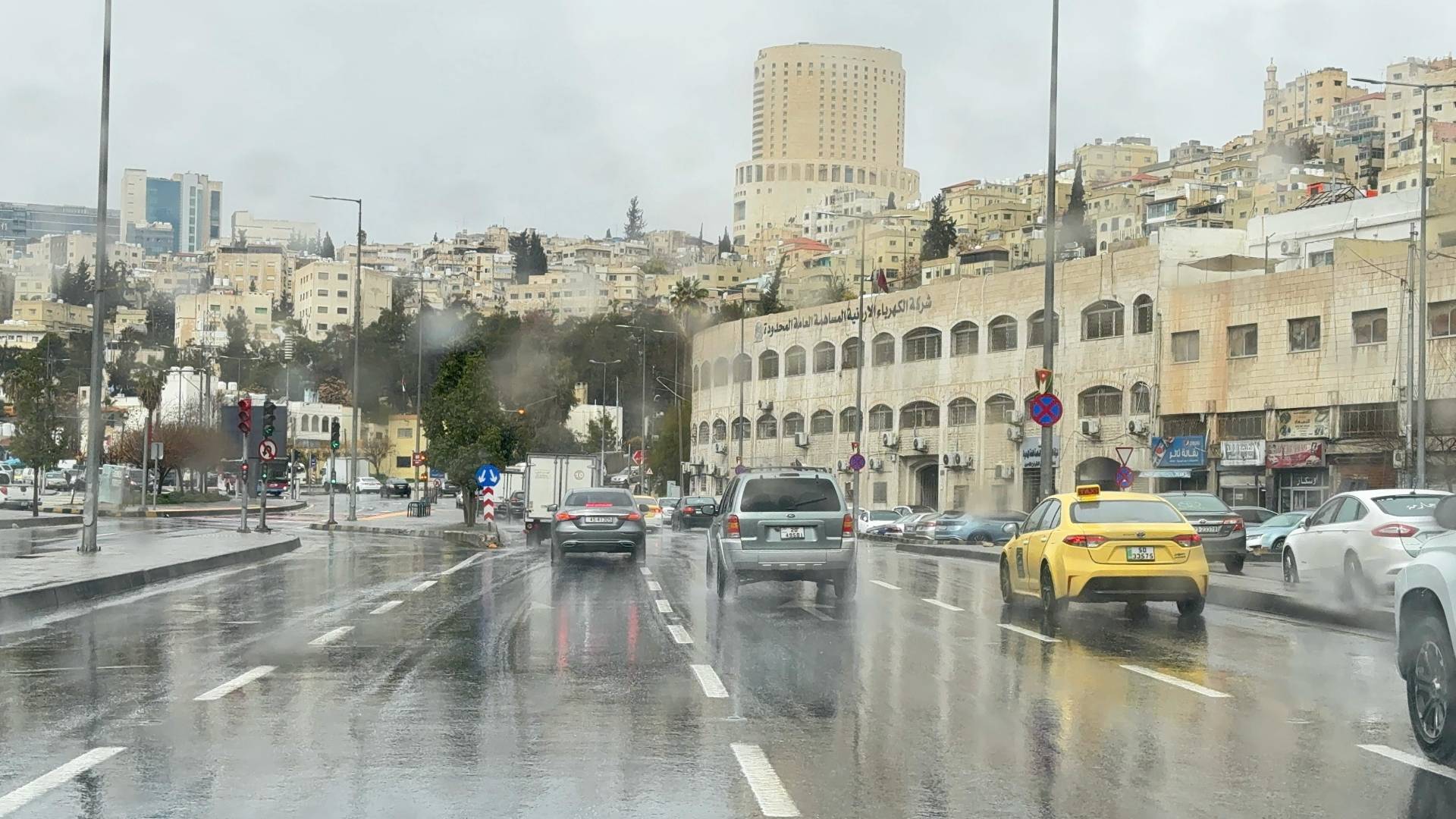 أمطار في الأردن - تعبيرية