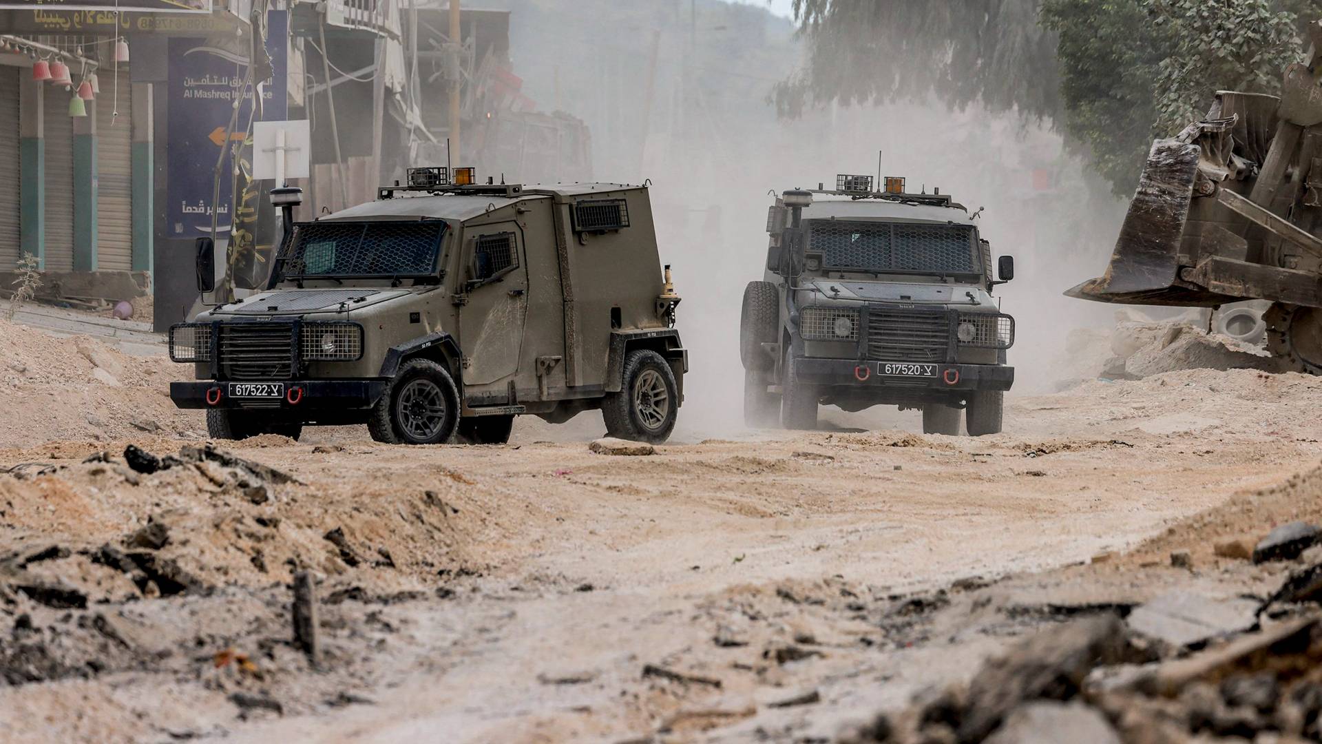 آليات عسكرية للاحتلال في طولكرم