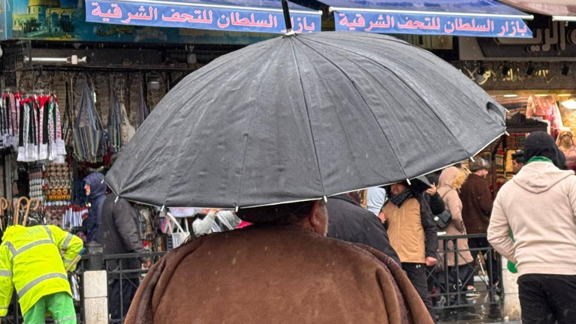 أمطار في الأردن - تعبيرية