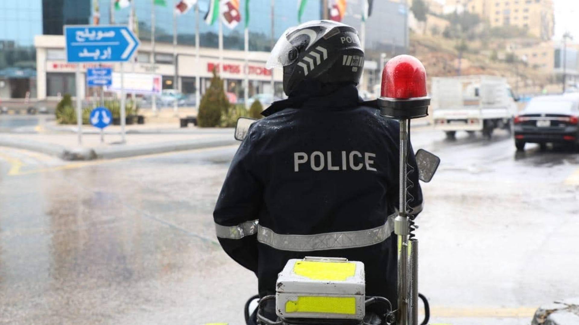 شرطي سير في العاصمة عمان