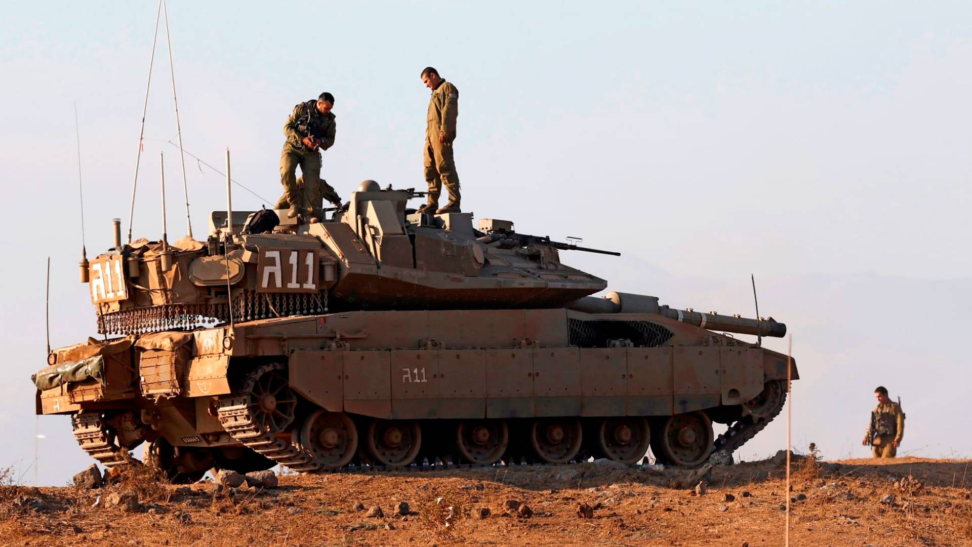 دبابة لجيش الاحتلال الإسرائيلي