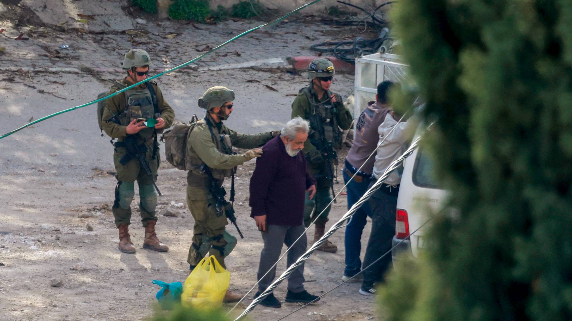 اعتقال فلسطينيين في الضفة الغربية