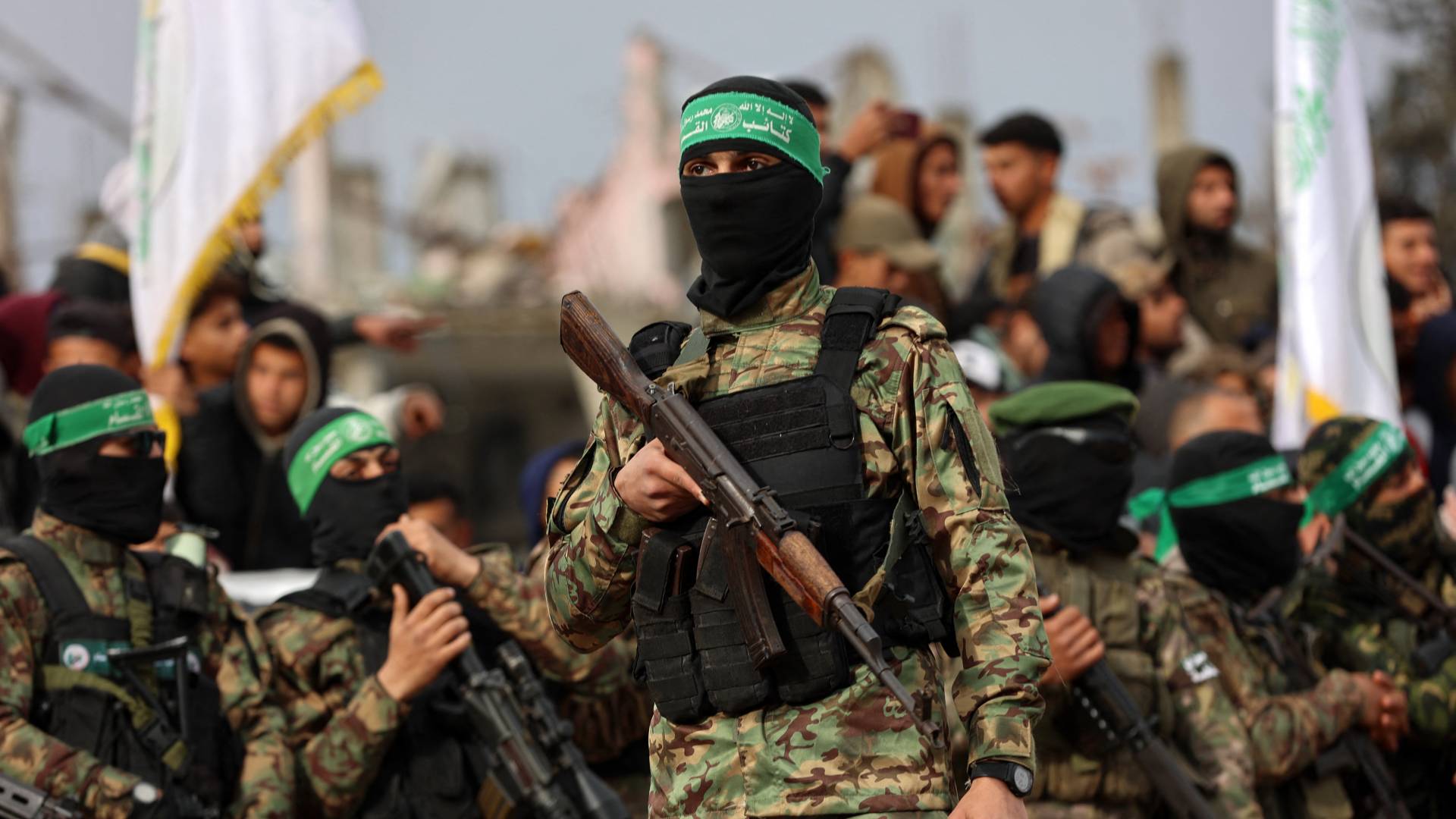 عنصر من كتائب القسام في قطاع غزة