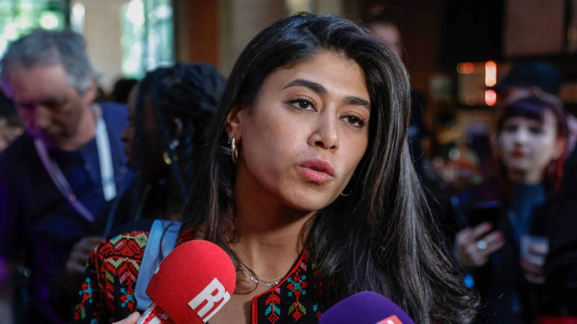 عضو البرلمان الأوروبي الفرنسية من أصل فلسطيني ريما حسن