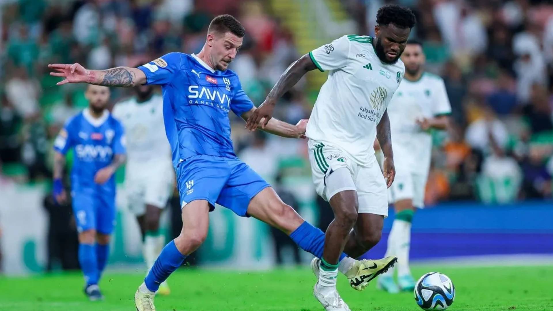 من مباراة سابقة بين الفريقين